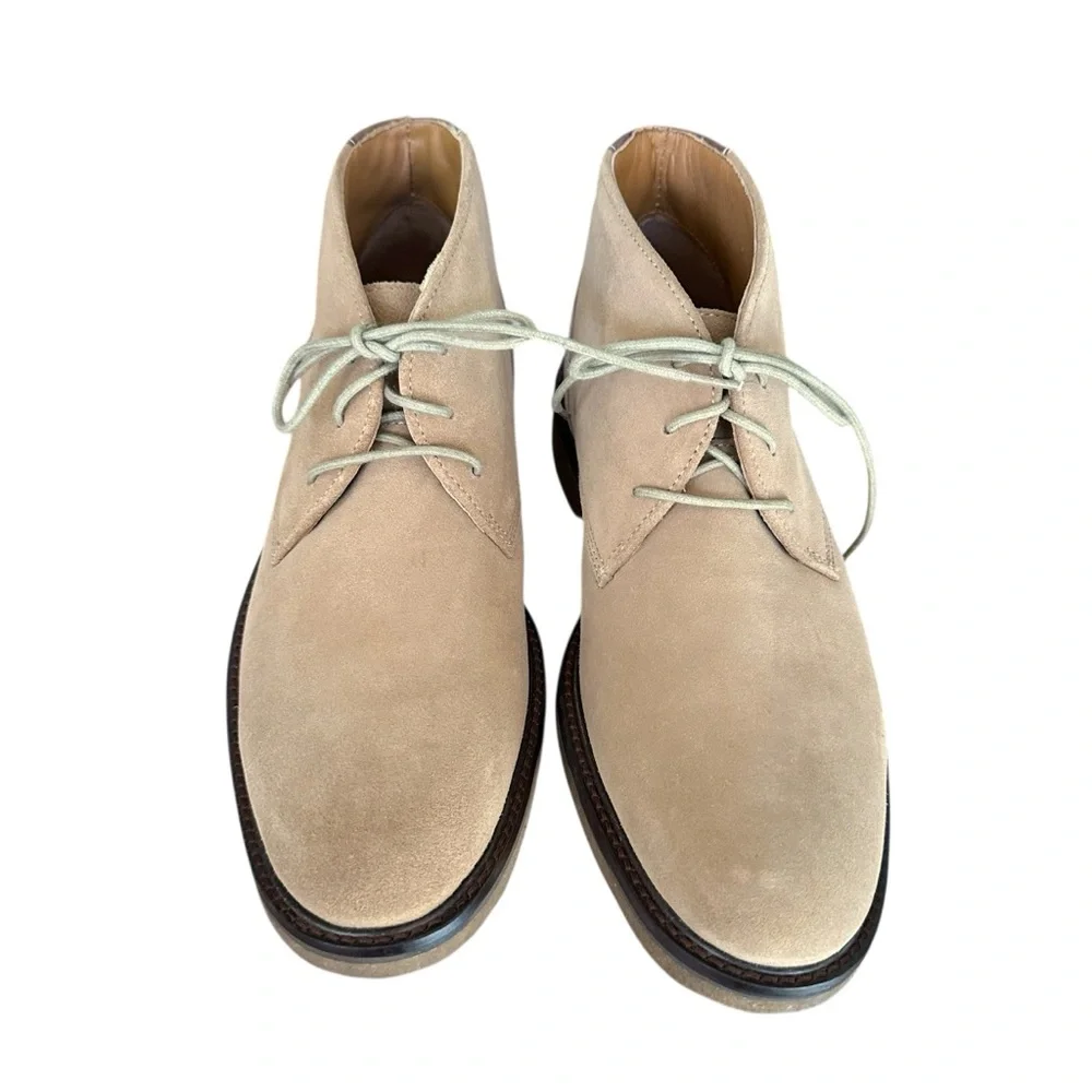 JOHNSTON & MURPHY Suede Chukka‎ Boots Tan Desert Men’s 7.5 Quiet Luxury Heritage